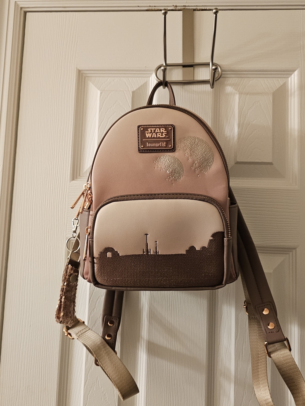 Star Wars Loungefly Pink & Brown Mini Backpack
